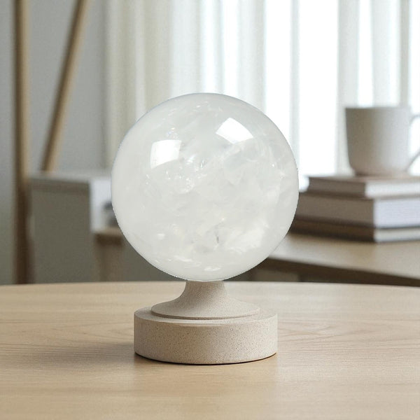 Natural Clear Quartz Crystal Sphere – Healing &amp; Energy Stone