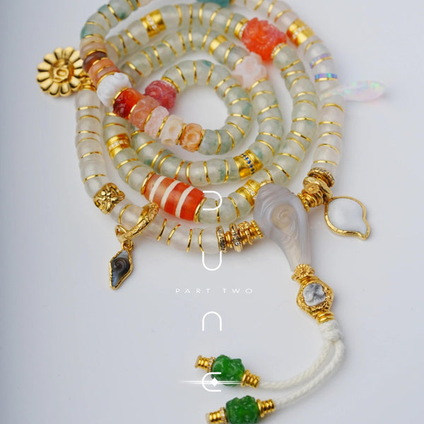 Timeless Elegance – Handcrafted Heritage Bead Bracelet -22K Gold Custom