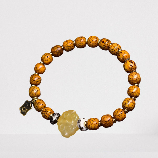 Antique Hainan Yuanbao Bodhi Seeds — Aged Old Stock Mala