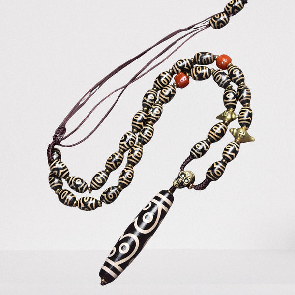 Eleven-Eyed Dzi Bead — Supreme Power & Fulfillment