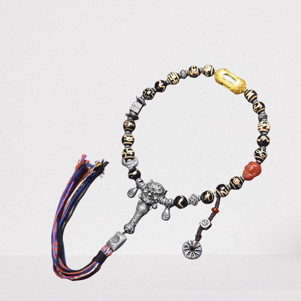 Authentic Tibetan Noble Multi-Treasure Dzi Beads — Rare Old Stock