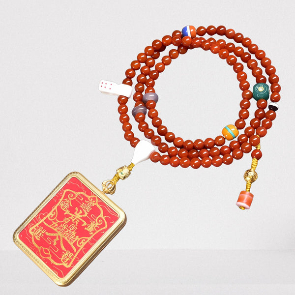 Thangka — Wealth Talisman: Five Paths to Fortune